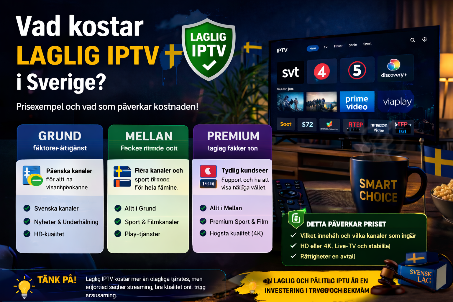vad är straffet för att ha iptv