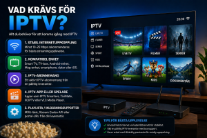 vad krävs för iptv