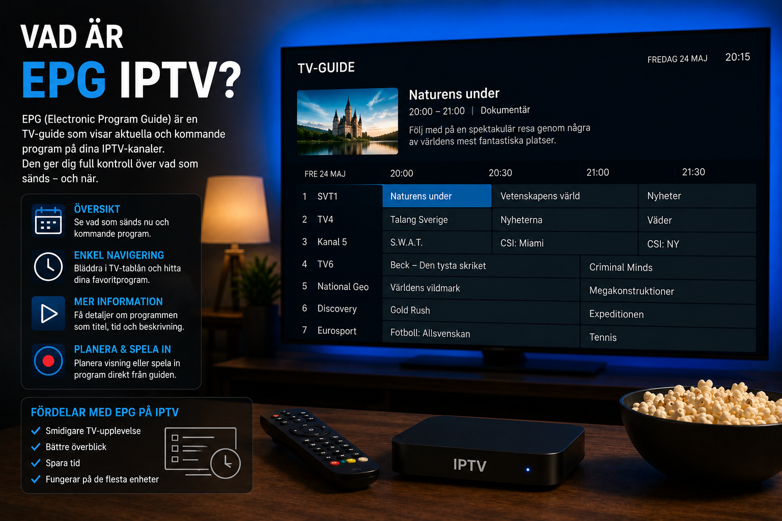 vad är epg iptv