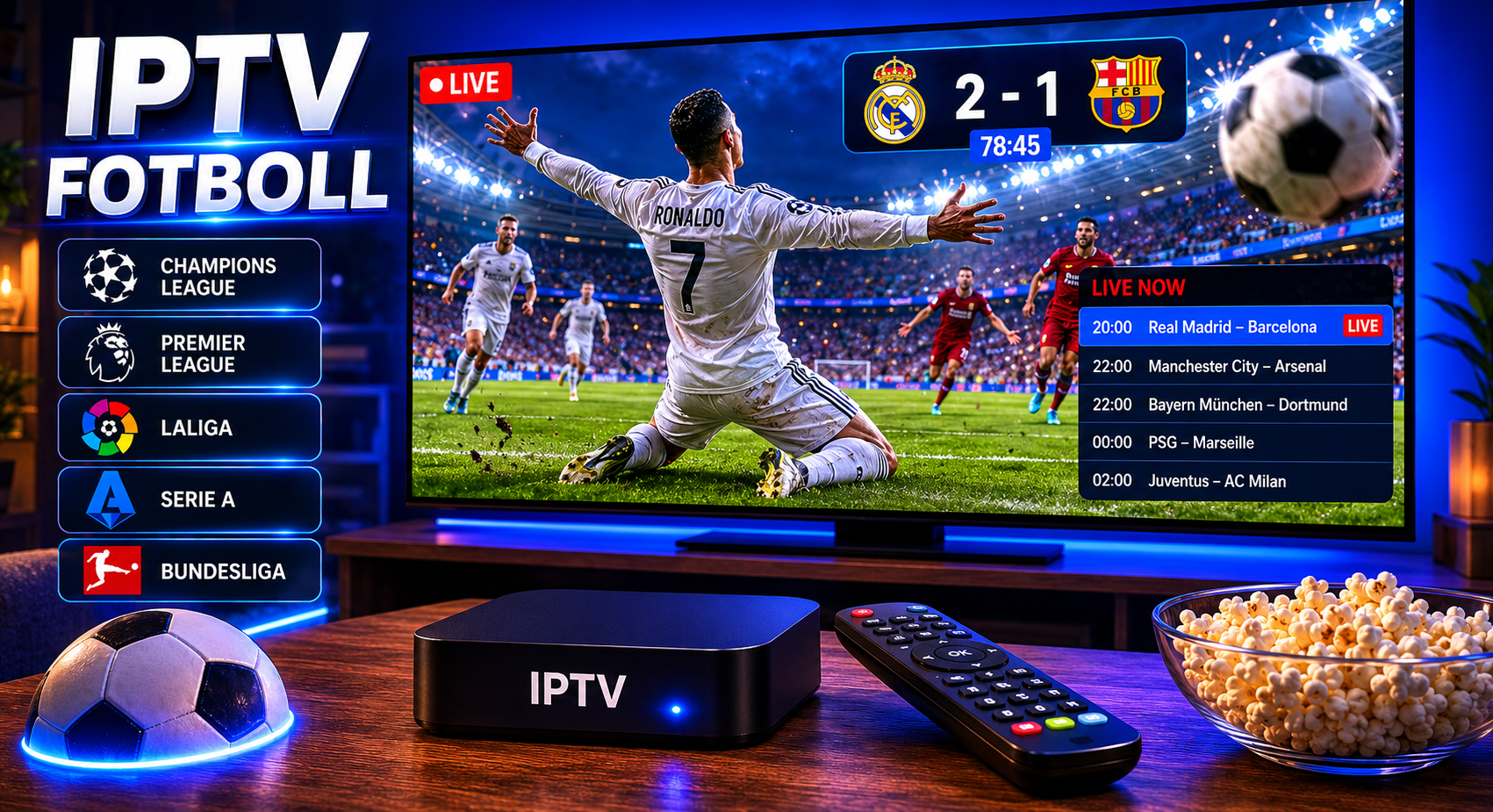iptv fotboll