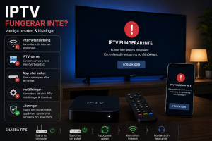 iptv fungerar inte