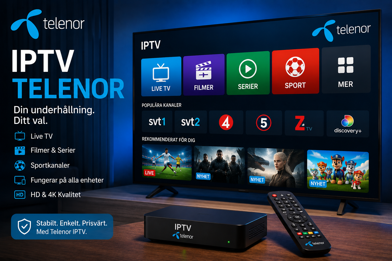iptv telenor