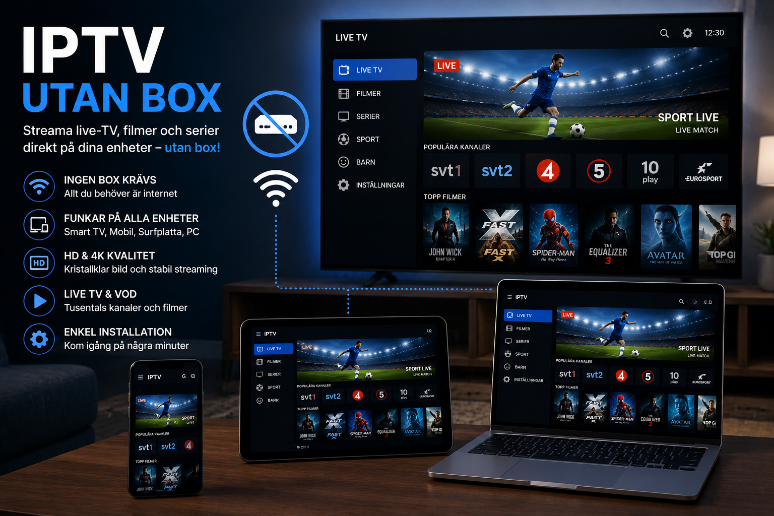 iptv utan box