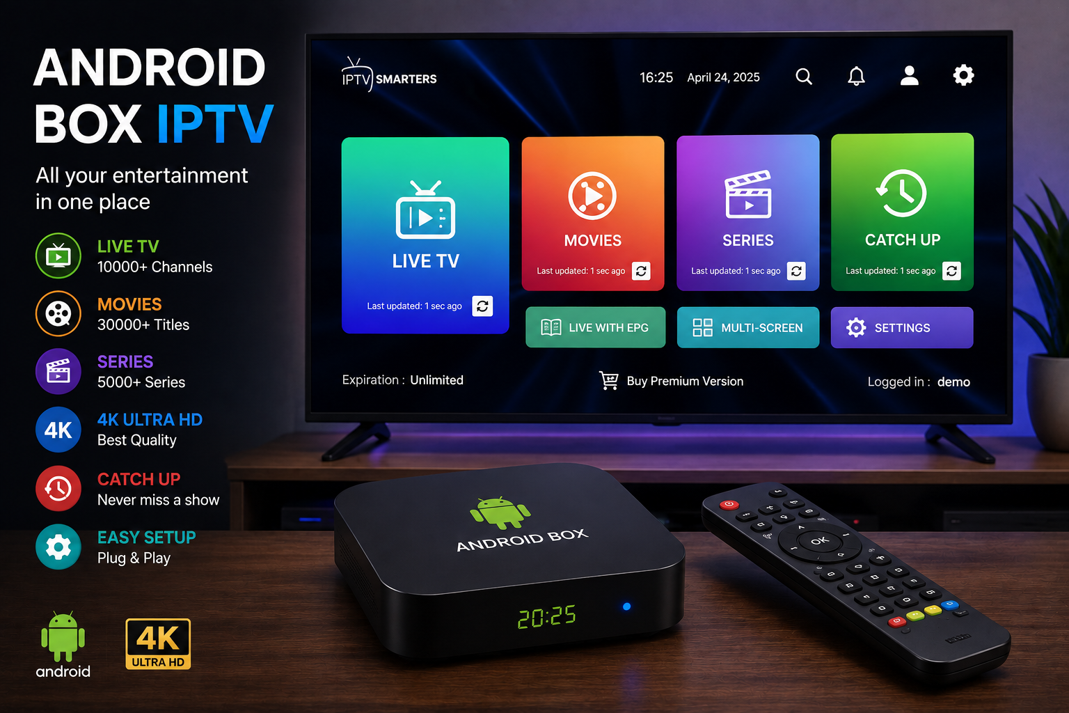android box iptv