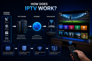 how does iptv work